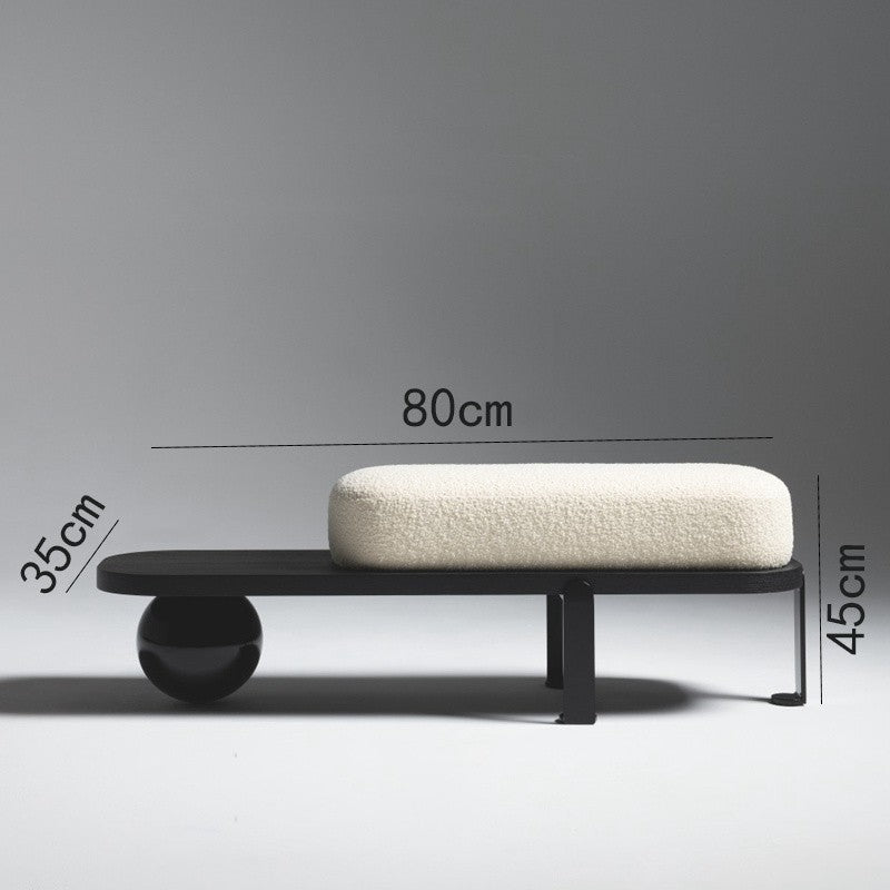 Modern Entryway Bench – Sculptural Minimalist Design