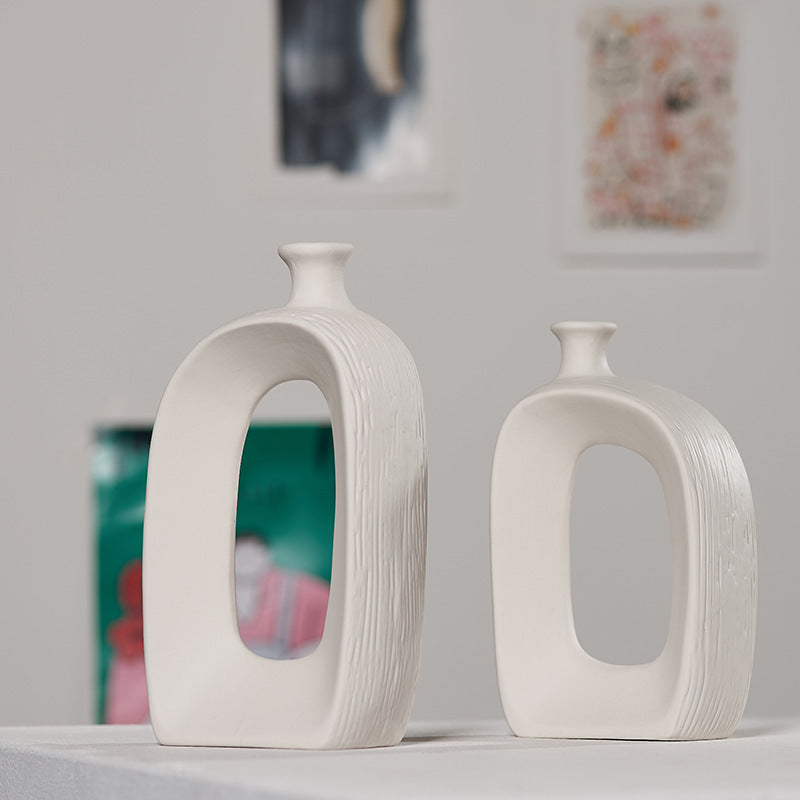 White Ceramic Vase