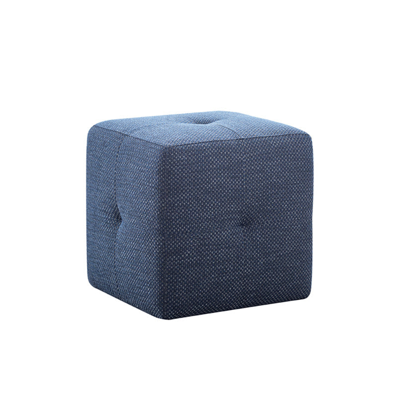 Modern Cube Ottoman Stool- Minimalist Footrest or Pouf