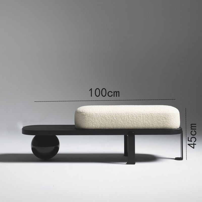 Modern Entryway Bench – Sculptural Minimalist Design