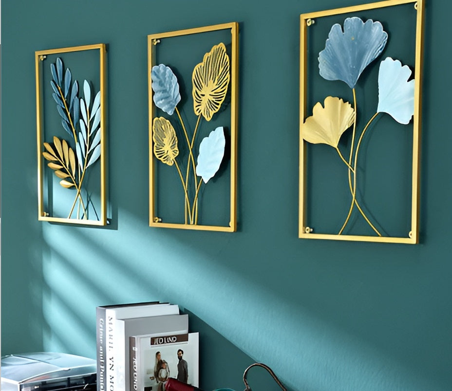 Colorful Wrought Iron Narrow Leaves