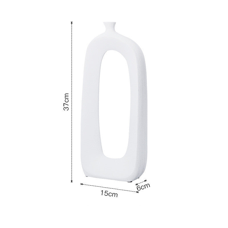 Three-Piece Ceramic Vase