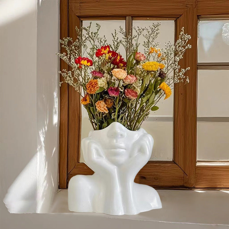 Modern Face Vase