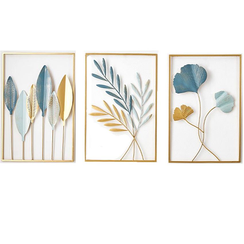 Colorful Wrought Iron Narrow Leaves