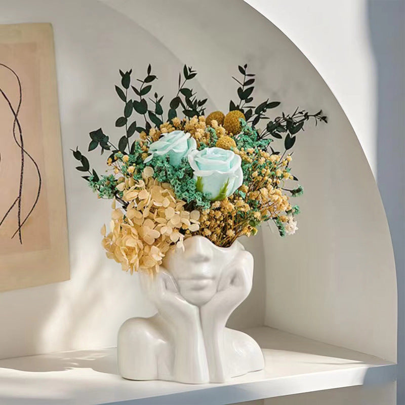 Modern Face Vase