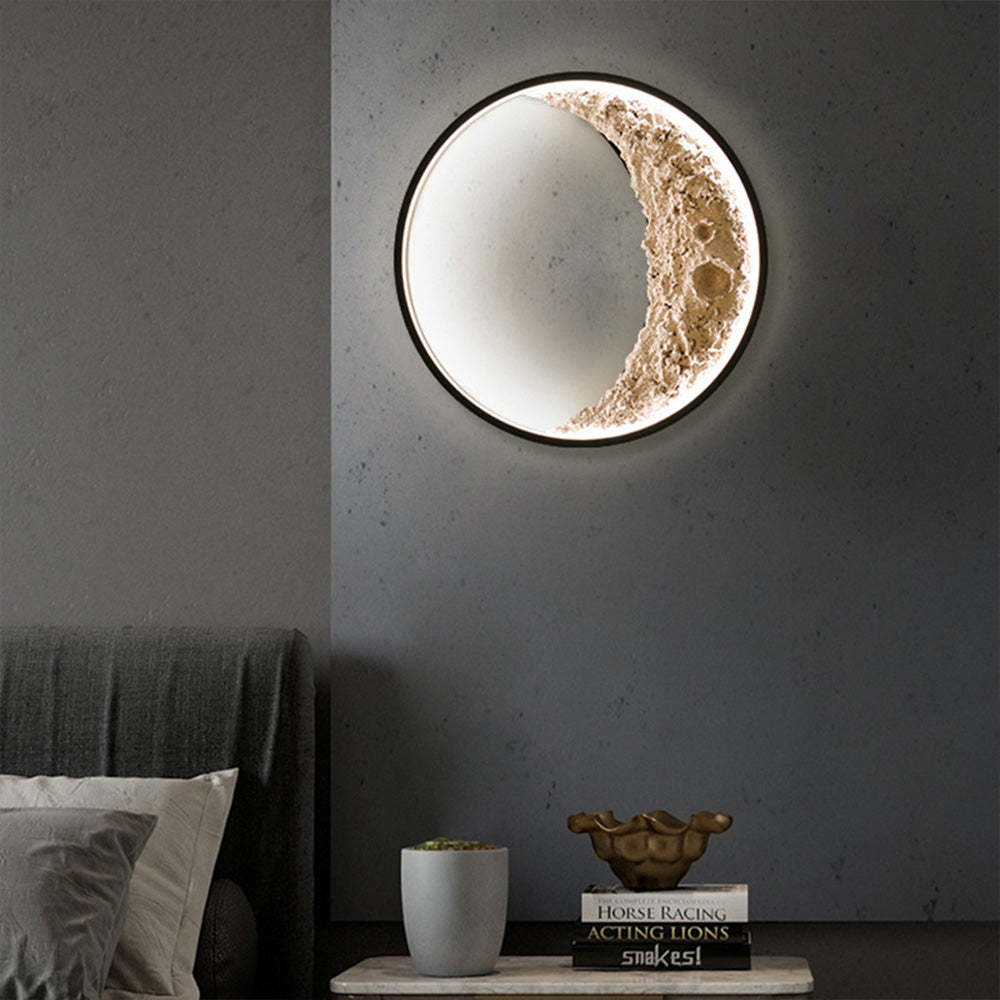LED Wall Moon Lamp- 3D Glow for Home Decor