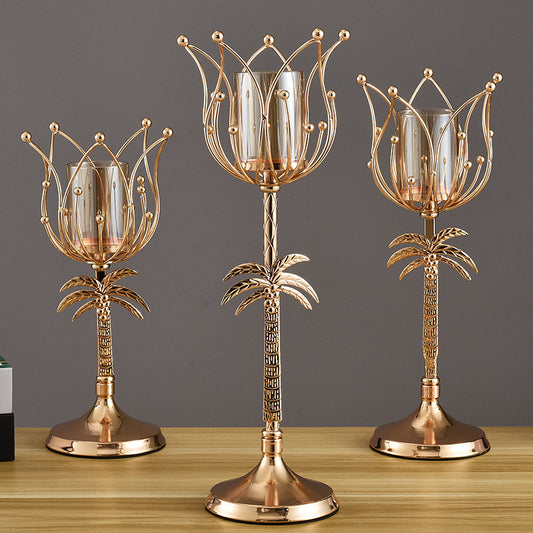 Wrought Iron Decoration Candle Holder