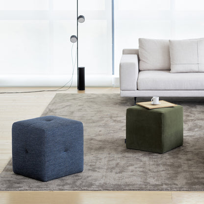 Modern Cube Ottoman Stool- Minimalist Footrest or Pouf