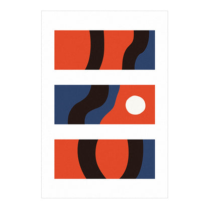 Modern Minimalist Living Room Abstract Carpet