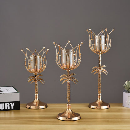 Wrought Iron Decoration Candle Holder