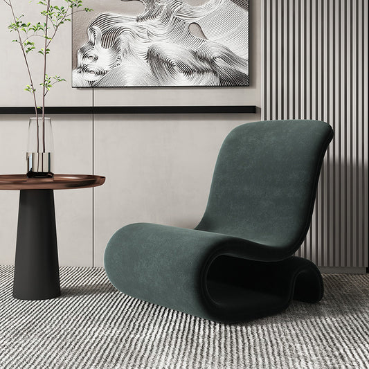 Modern Lounge Chair- Sculptural Minimalist Statement Piece
