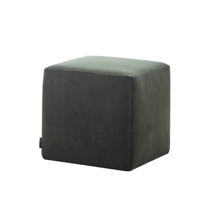 Modern Cube Ottoman Stool- Minimalist Footrest or Pouf