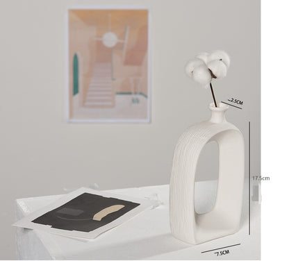 White Ceramic Vase