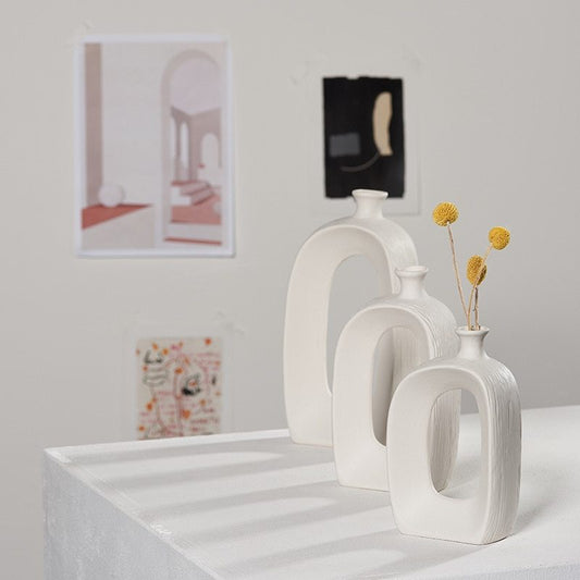 White Ceramic Vase