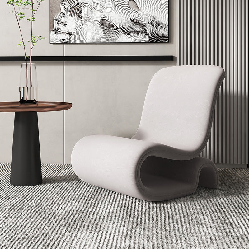Modern Lounge Chair- Sculptural Minimalist Statement Piece
