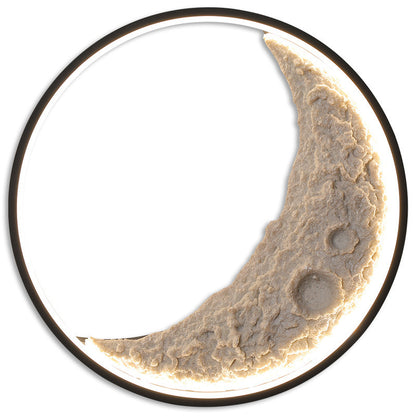 LED Wall Moon Lamp- 3D Glow for Home Decor