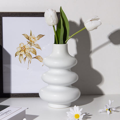 Nordic Heterosexual Circle Ceramic Vase