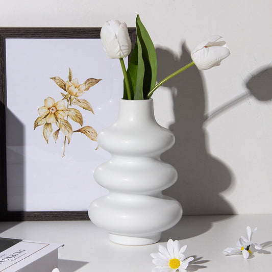 Nordic Heterosexual Circle Ceramic Vase