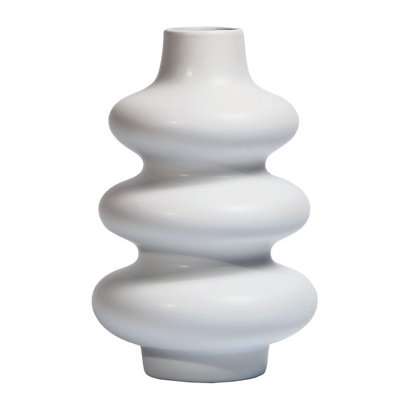 Nordic Heterosexual Circle Ceramic Vase